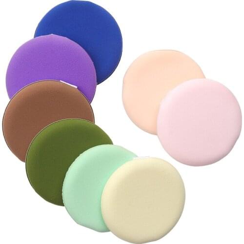 5 pcs Professional Round Shape Facial Face Body Powder Foundation Puff Portable Soft Cosmetic Puff Makeup Foundation Sponge Lot