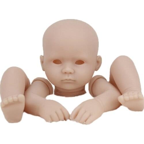 Doll Accessories 16 inch Unisex Vinyl Silicone Reborn Doll Kits Realistic bebe Kit blank reborn bebe DIY lol Dolls Toys Kaydora