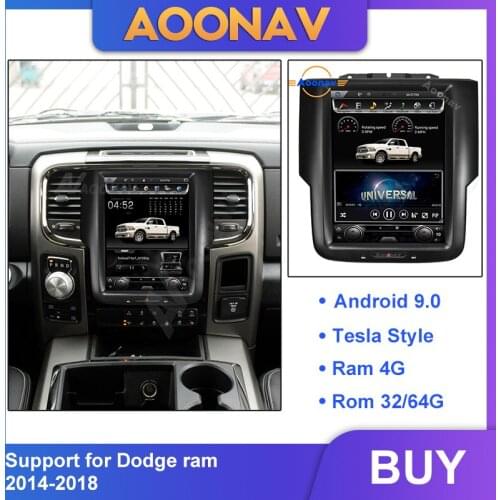 2din Android car autoradio multimedia player For Dodge RAM 2014-2018 car GPS navigation stereo radio MP4 player