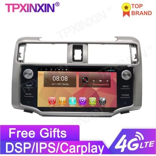 4+64G ROM For TOYOTA 4 Runner Android 10 Car GPS Multimedia Player Head unit Audio Car Radio Navigtion Tape Recorder Stereo