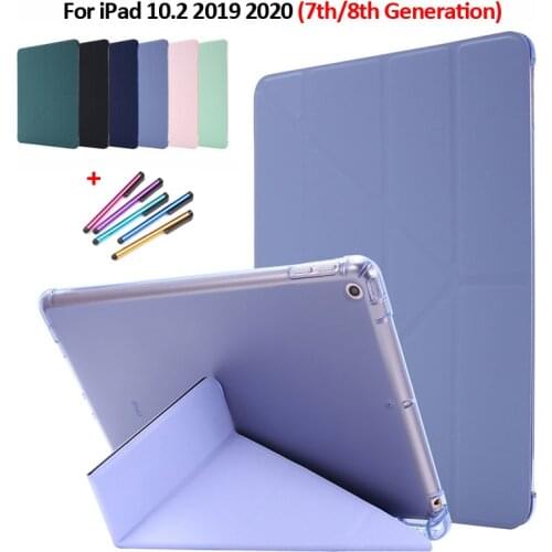 For iPad 7th 8th Generation Case with Pencil Holder Stand Smart Tablet Cover Funda for iPad 10.2 2020 2019 Case for iPad 8 7 th