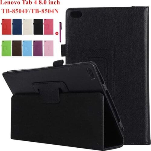 Case for Lenovo Tab 4 8 TB-8504F TB-8504N pu Leather case stand Cover for Lenovo Tab4 Tab 4 8.0 inch Auto-Sleep Stand Shell Fund