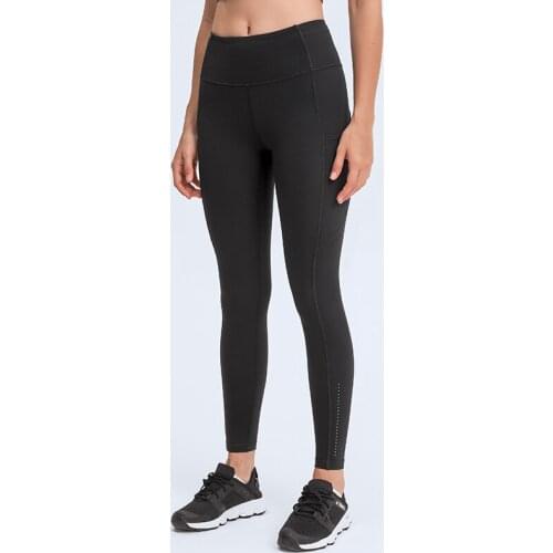 Black Leggings Yoga Pants Color Passion Joggers with Pockets Naked-feel Women Sweatpants Brushed Women Track Pant Squat Proof