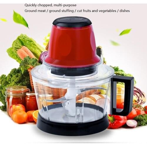 3L Large Capacity Meat Grinder Spice Garlic Chopper Electric Automatic Mincing Machine Household Grinder Food Processor