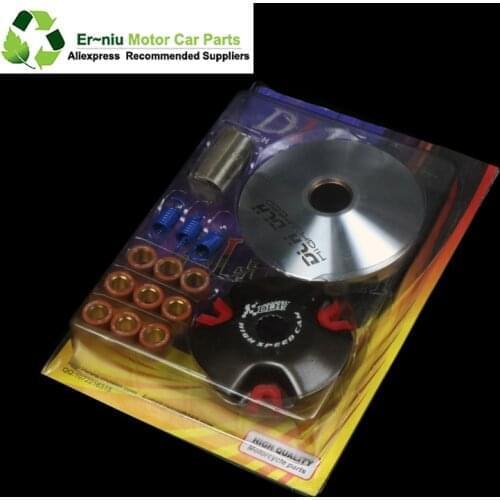 Racing VARIATOR Scooter Variator Kit with Roller Weights, Drive Pulley for Sym orbit 50 gy6 50