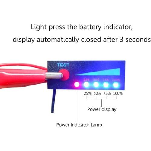 3.7V 2S-4S 18650 Lithium 12V Lead Acid Battery Capacity Indicator Power Tester