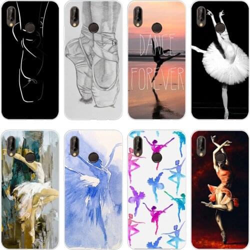 2H Ballerina Ballerina Style Soft Silicone Tpu Cover Case for huawei p 20 lite pro y6 2017 mate 10 lite