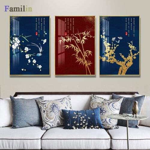Chinese red palace wall art Canvas Painting Art Print Poster Picture Wall Modern Minimalist Bedroom Living Room Decoration-06