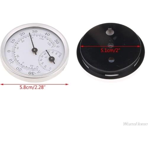 Wall Mounted Temperature Humidity Meter Thermometer & Hygrometer For Sauna Room Household J12 21 Dropshipping