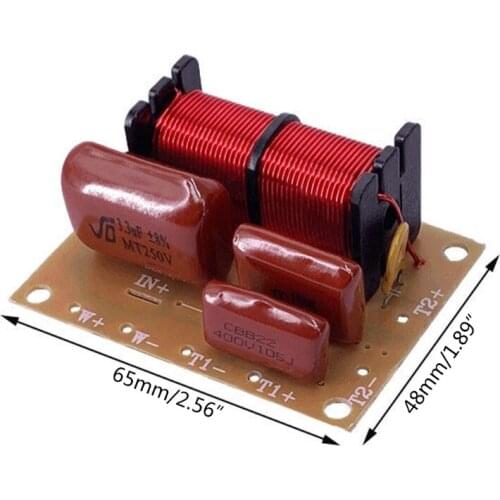 2021 New Cs-455 Speaker Conversion Frequency Divider 3 Way Crossover Filters with Adjustable Treble Bass