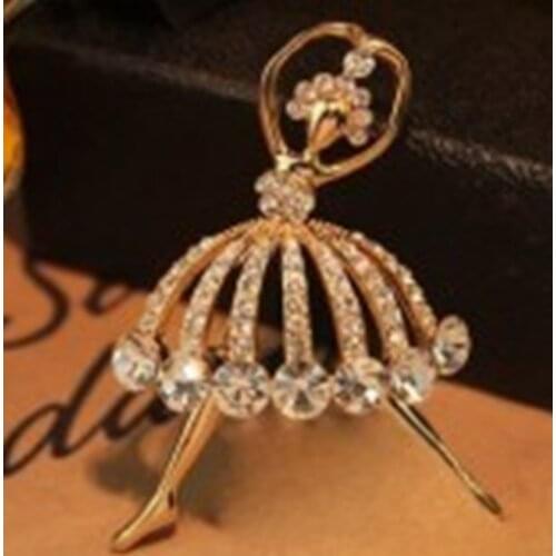 New fashion jewelry wholesale imitation brooch finish ballet dancers Chinese fashion jewelry