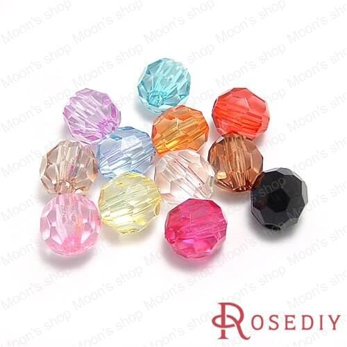 Wholesale 12mm Random Mix Colors Round Acrylic Beads Diy Jewelry Findings Accessories 120g Roughly 120 pieces(JM5365)