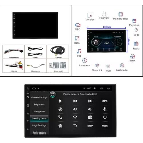Radio 2 Din Android Car StereoMultimedia Audio Player 9 Inch Cassette Recorder