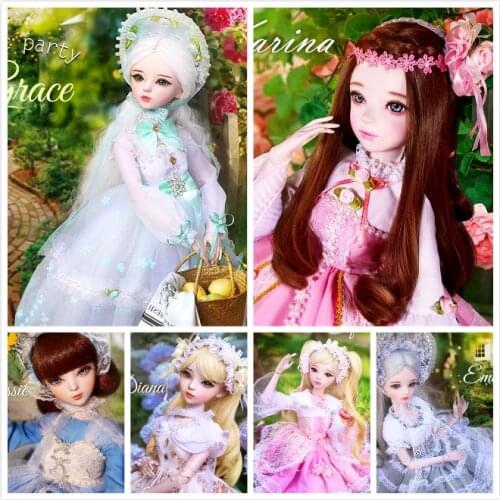 1/3 BJD Doll 56cm female Plastic joint movable doll includes the doll, clothes and shoes