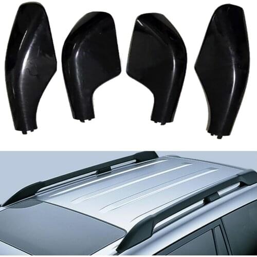 4PCS Replacement For Toyota Land Cruiser LC100 FJ100 1998-2007 Roof Rack Cover Bar Rail End Shell Accessories