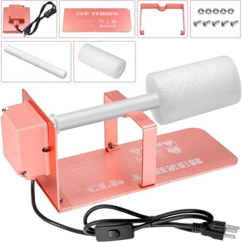 Cup Turner for Crafts Tumblers - Electric Cuptisserie Tumbler Spinner Machine with 2 Ways Rotation Silent Motor 2 Forms for DIY