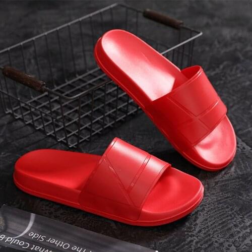 2021 New Slippers Women Summer Thick Bottom Indoor Home Couples Home Bathroom Non-slip Soft Tide To Wear Cool Slippers TX281