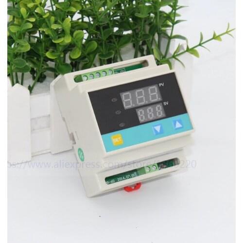 -199~999 Din intelligent temperature controller K/E/J/PT100/CU50 din Digital thermostat with SSR output