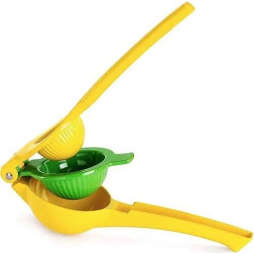2 in 1 Multifunctional Lemon Juicer Hand Held Aluminum alloy Lemon Orange Citrus Squeezer Press Fruits Kitchen Tools