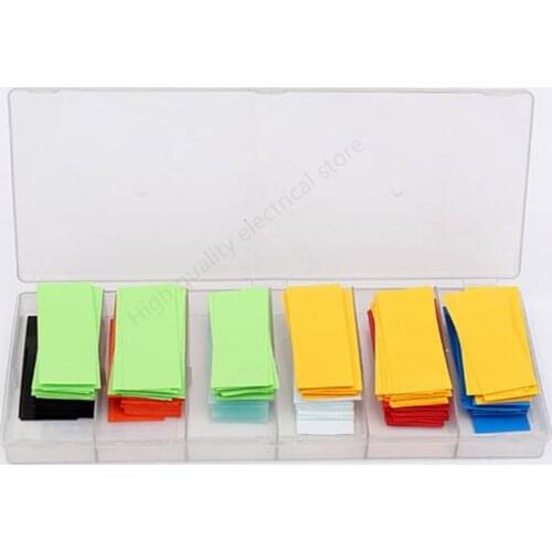 280pcs 18650 Battery Wrap Film Tape Precut PVC Heat Shrink Tube Sheath Cover Lipo Sleeve Pack Protector