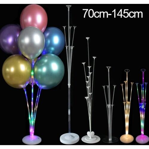 70cm-145cm Balloons Stand Metal Confetti Balloon Holder Column For Wedding Birthday Party Decor Balons Stick Balloon Accessories