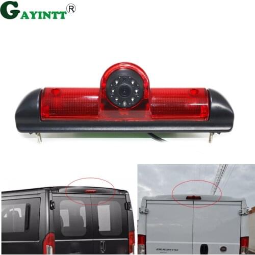 HD Car Brake Light Rear view camera parking For Fiat Ducato Citroen Jumper Relay Peugeot Boxer 2006-2019