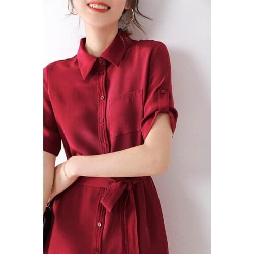 Birdsky Solid Summer Dresses