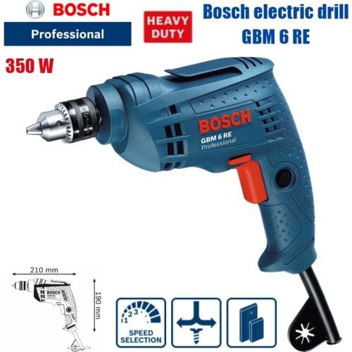 Bosch GBM 6 RE Electric Drill Multifunctional Household Electric Hand Drill Low Power 350W Small Electric Drill Bosch Power Tool