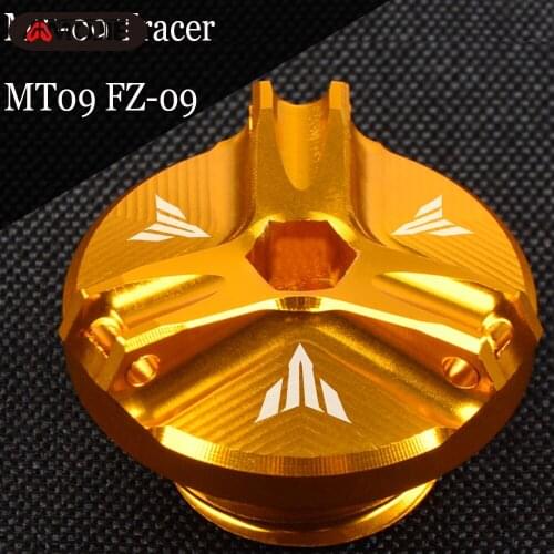 CNC M20*2.5 For YAMAHA MT-09 MT09 FZ-09 MT-09 Tracer 2013 2014 2015 2016 2017 2018 New Engine Oil Filter Cup Plug Cover