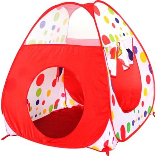 JOYLIVE Childrens Tent Yurt Play House Two Piece Baby Tunnel With Support Frame Foldable Indoor And Outdoor Baby Toys