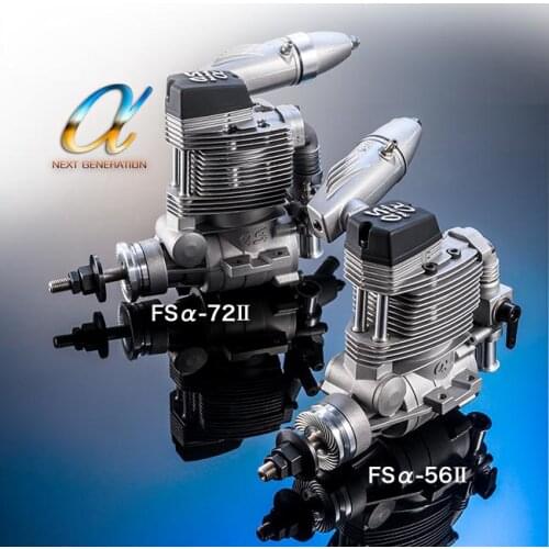 OS Engines FSa-72II Airplane Engine with F-5030 Silencer (OSMG0878)