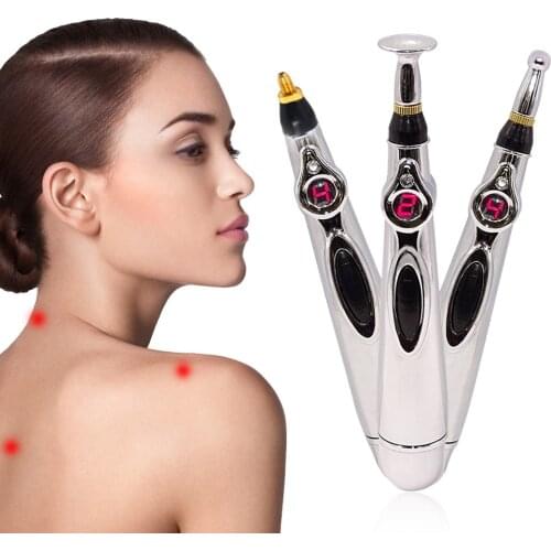 Electronic Acupuncture Pen Electronic Massage Energy Pen Meridians Laser Therapy Heal Meridian Relief Pain Tools