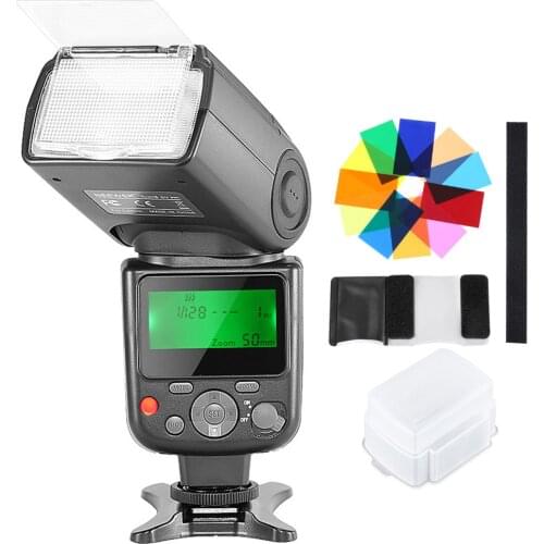 Neewer NW-670 TTL Speedlite Flash with Hard Diffuser,12 Color Filters Kit for Canon 7D Mark II,5D Mark II III, IV, 1300D,1200D