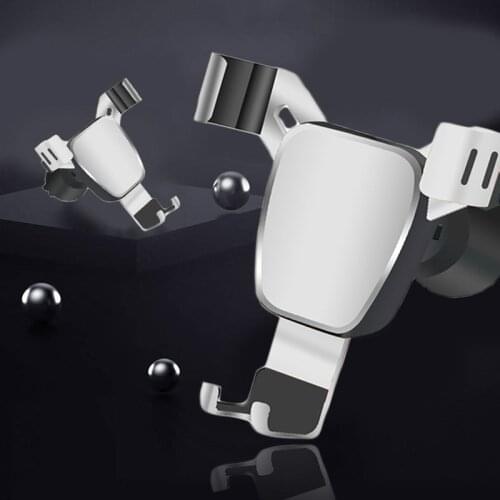 Gravity Car Phone Holder Air Vent Clip Mount Mobile Phone Stand Holder In Car for IPhone Samsung Car Cell Phone Holder