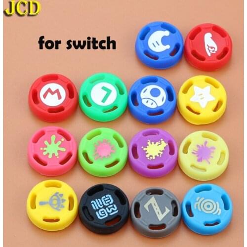JCD 2pcs Silicone Analog Joystick Stick Grips Caps For Nintend Switch NS JoyCon Controller Joystick Cover for Joy Con