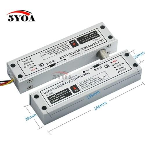 Surface Mounting DC 12V fail-safe Mode Electric Bolt Lock with Delay Security Setting for Access Control Intercom System