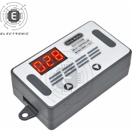DDC-231 DC 12V Digital Display Delay Controller Relay Controller Switch LED Digital Time Delay Relay Module With Buzzer