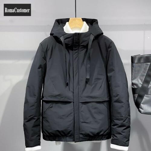 RomaCustomer Men's Parkas With A Hood