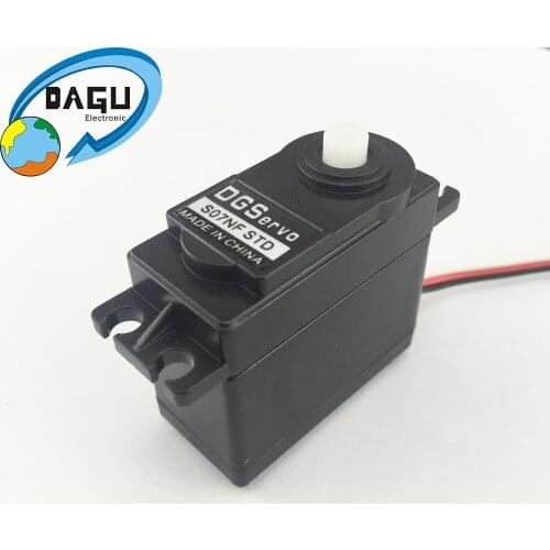 S07NF STD Plastic Gear 180 Degree Rotation Servo Remote Car Robot Accessory