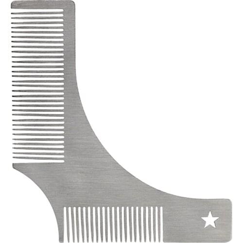 Beard Shaping Trimming Styling Comb Template for Perfect Line&Edging