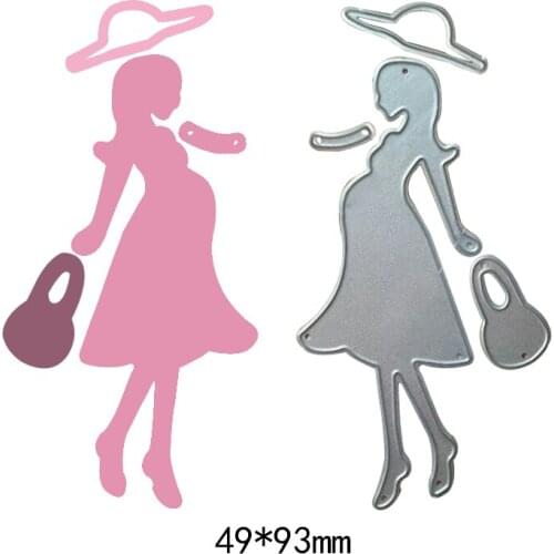 Mum Pregnant Metal Steel Cutting Dies for Scrapbooking Album Paper Card DIY Embossing Paper Craft Stamps Stencil Dies