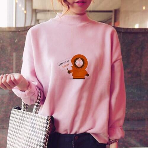 Kenny hoodies women kawaii ulzzang hood harajuku fashion winter kawaii pink female female sweat shirt ulzzang