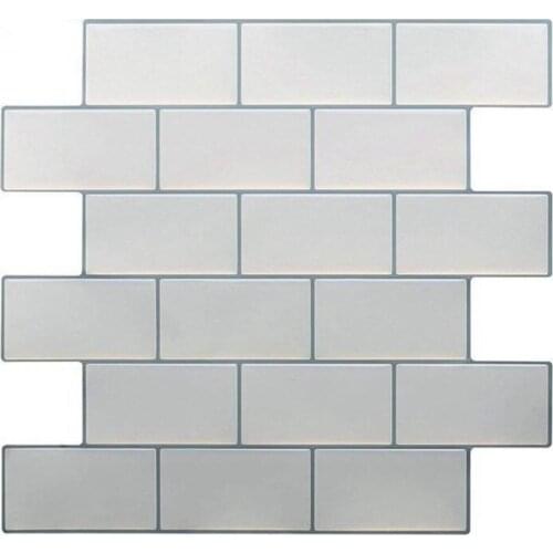 3D three-dimensional wall stickers self-installing indoor kitchen and bathroom background oil-proof 3d crystal epoxy wall paper