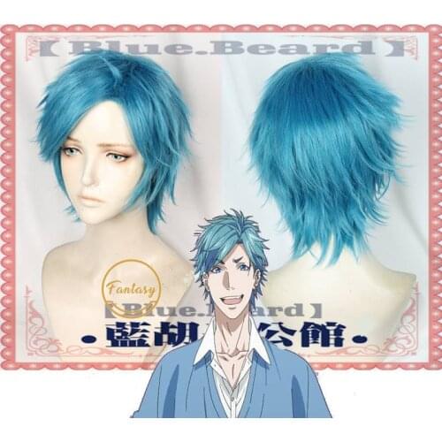 YUI TAMURA Yarichin Bitch Bu Club Short Fluffy Hair Cosplay Halloween Costume Wig + Free Wig Cap