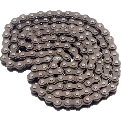 25H 136 Link Sprocket Chain for 2 Stroke 47cc 49cc Chinese Mini ATV Dirt Quad Pocket Bike Mini Moto Motorcycle