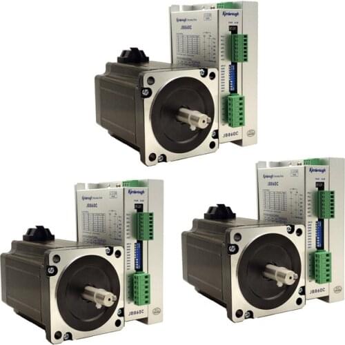 3Axis CNC NEMA34 stepper motor 8.5N.m(1215oz-in) shaft diameter 12.7/14mm 6.0A and Driver AC18-80V/DC24-110V 2.0-6.0A 256Micro