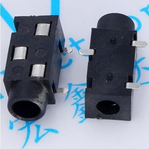 50pcs/3.5 Earphone socket 3 Pin SMD 3.5MM Jack Female seat Power supply socket PJ-320B