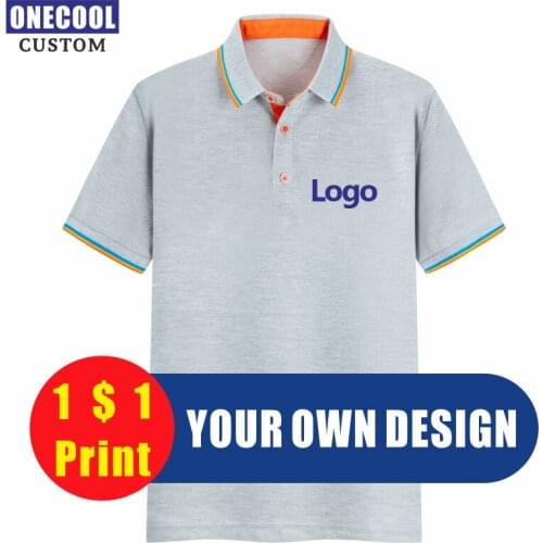 8 Colors Breathable Custom Polo Shirt Logo Print Personal Design Company Brand Embroidery Men And Women Clothing ONECOOL S-4XL
