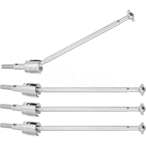 8pcs Steel Metal Drive Shaft 89.5mm Dogbones 08029 & Stub Wheel Axle 02033 for Redcat HSP 1/10 Monster Truck BRONTOSAURUS 94111