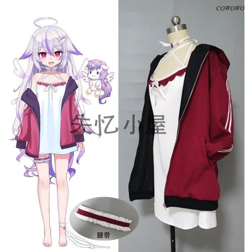 Anime! VTuber Hololive Nanase Unia SJ Lovely Dress Uniform Cosplay Costume Halloween Party Suit For Women Custom Made 2021 NEW